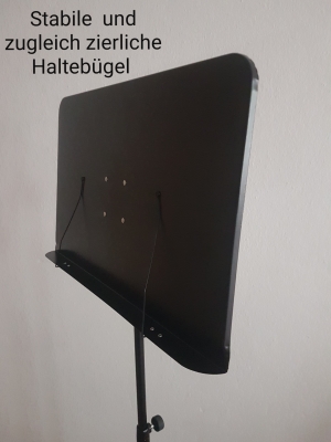 stabile Haltebügel für Notenblätter